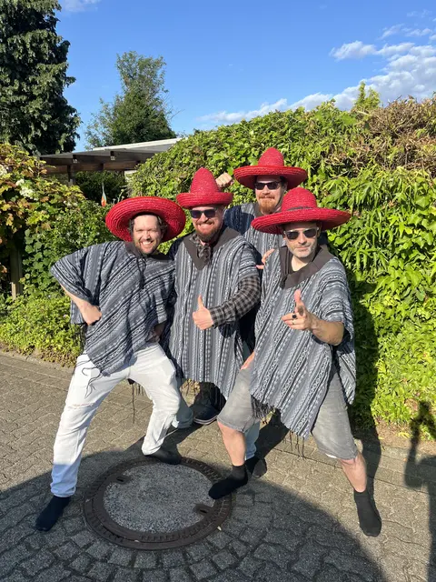 Die Los Muertos Muchachos mit Waldemar Gelhorn, Gino Ernst, Rico Ernst und Marco Anti (v.l.n.r.) | Foto: Sandra Polenz