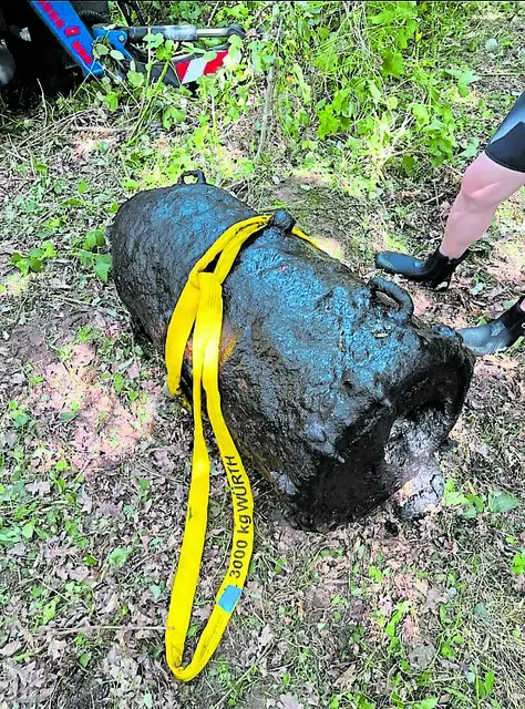 Der Torpedosprengkopf wog rund 300 Kilogramm | Foto: Polizei