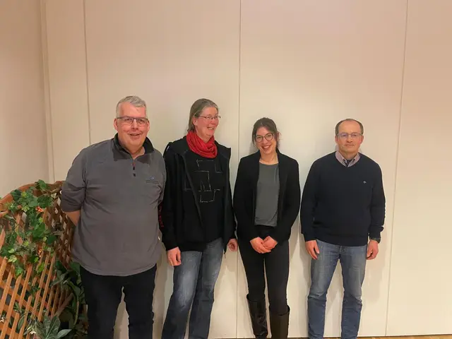 Der neue Vorstand: Harald Jennrich (v. li.), Carmen Werner, Kerstin Wagner und Claus Schaumburg | Foto: Senem Helmers