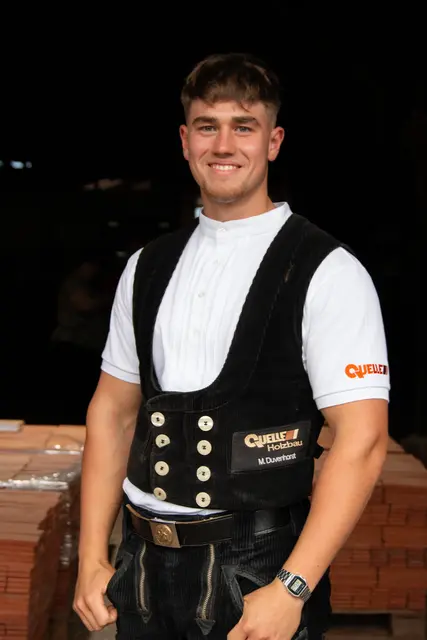 Michel Duvenhorst ist 21, kommt aus Bargstedt und hat seine
Ausbildung bei von Quelle Holzbau absolviert | Foto: Kreishandwerkerschaft