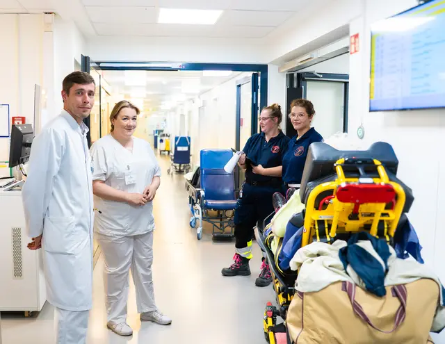 Melanie Reinecke erhielt authentische Einblicke in die Arbeitsabläufe und Herausforderungen in der ZNA am Elbe Klinikum Stade | Foto: Elbe Kliniken / Kati Meyer-Thiedig