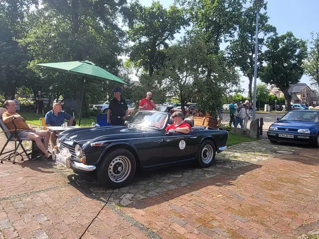 Schick in Schwarz: ein Triumph TR Roadster | Foto: wd