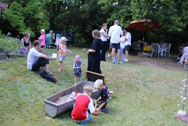 Im Garten wurden Kreativität und geselliger Austausch großgeschrieben | Foto: ce