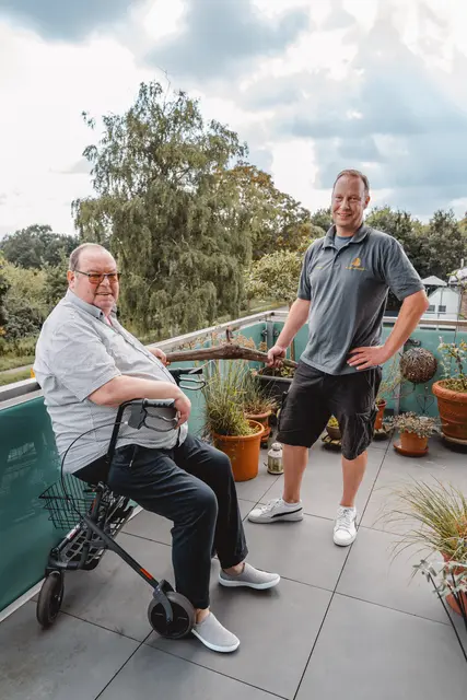 Siegfried Stresow (li.) und sein Nachfolger Thomas Kröck | Foto: Kranzbinder Beckdorf