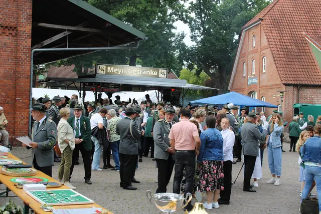 Beim Schützenfest war auch der Alte Geidenhof wieder gut besucht | Foto: ce
