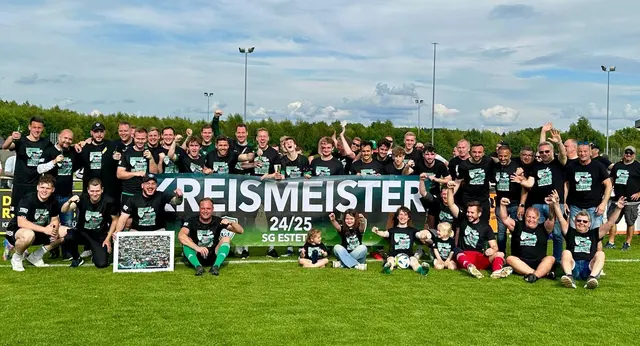 Kreisligameister und Neu-Bezirksligist SG Estetal | Foto: LAFU
