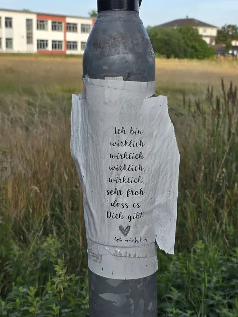 Wer hat diese Liebesbotschaft geschrieben? | Foto: thl