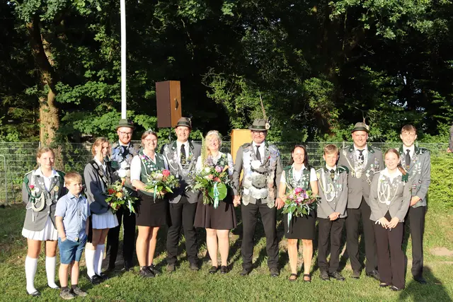 Der neue Hofstaat | Foto: Schützenverein Sauensiek