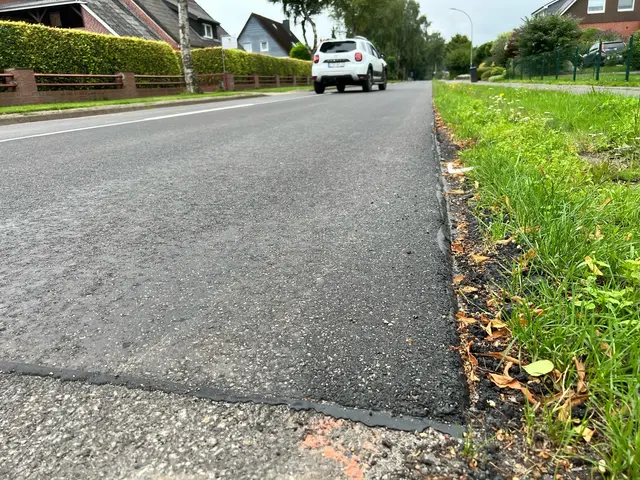 Blick auf die K 70 zwischen Fredenbeck und Kutenholz: Hier herrscht jetzt wieder freie Fahrt | Foto: Landkreis Stade / Daniel Beneke