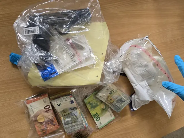 Die Polizisten beschlagnahmten auch eine Schreckschusswaffe und 10.000 Euro Bargeld | Foto: Polizei
