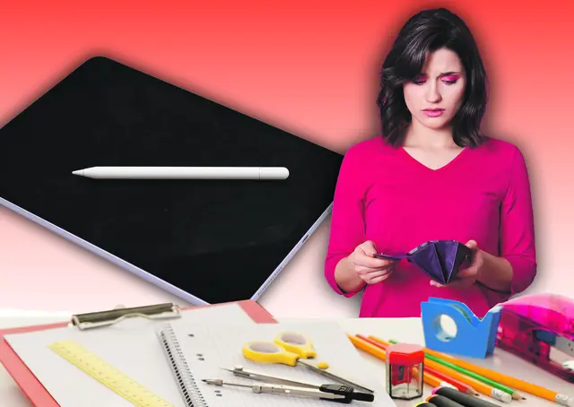 Für Schulzubehör müssen Eltern mitunter richtig viel Geld ausgeben. Für Alleinerziehende oder Eltern mehrerer Kinder kann das teuer werden | Foto: sementsova321/ TeamDF@AdobeStock.com / Collage: MSR 