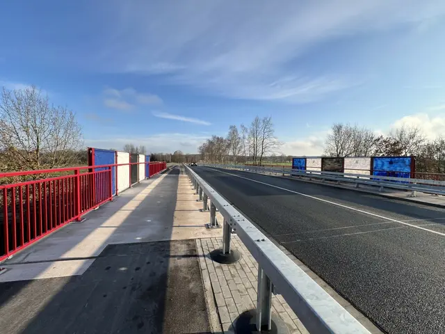 Die vor rund acht Monaten fertiggestellte Bahnbrücke wird in der kommenden Woche erneut gesperrt | Foto: Privat