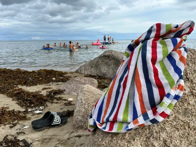 Das Zeltlager liegt direkt an der Ostsee. So ist jeden Tag Badespaß garantiert - sofern das Wetter mitmacht | Foto: Daniel Beneke/LK Stade