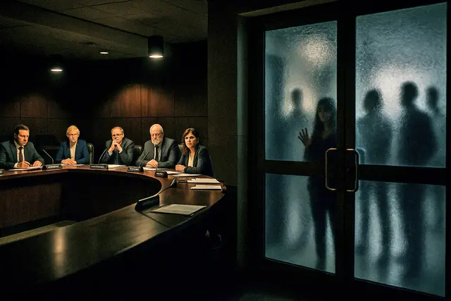 Weniger Tagesordnungspunkte, die von der Politik hinter verschlossenen Türen beraten werden -  dafür setzen sich CDU und Bürgerliche im Flecken Harsefeld ein | Foto: KI-generiert