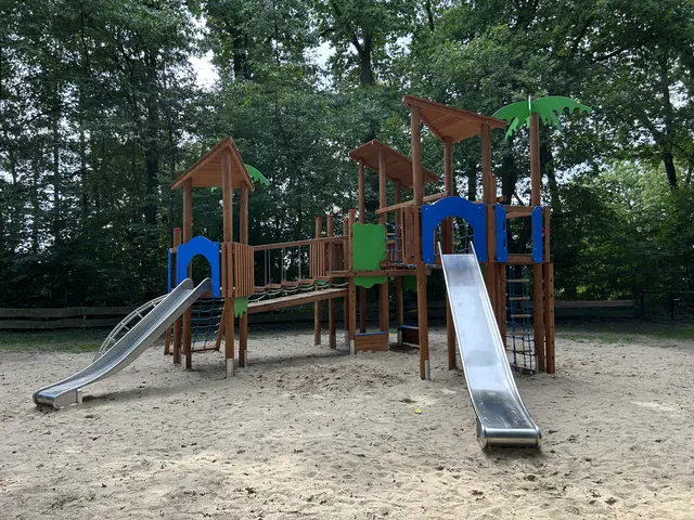 Das neue Spielgerät - mit Palmen