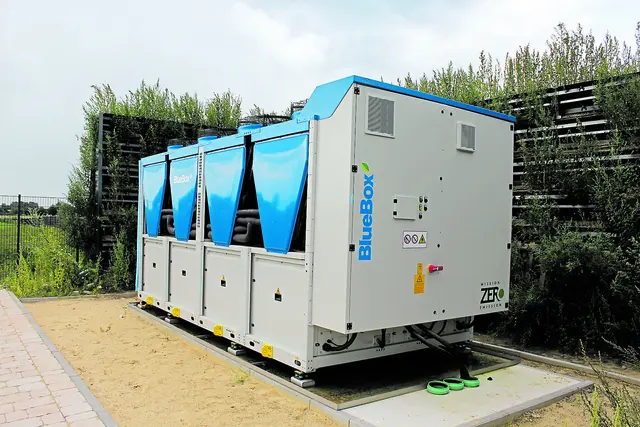 Innovative Heiztechnik mit einer XXL-Wärmepumpe | Foto: sb