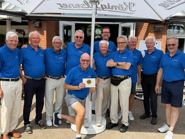 Mitglieder des Lions Club Buchholz-Nordheide freuen sich über den tollen Erfolg des 33. Benefiz Golf-Turnier | Foto: Lions Club buchholz-Nordheide