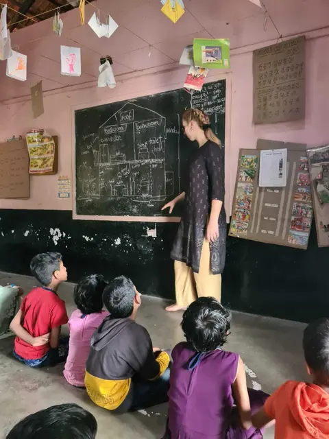 Englischunterricht in Indien | Foto: weltwärts