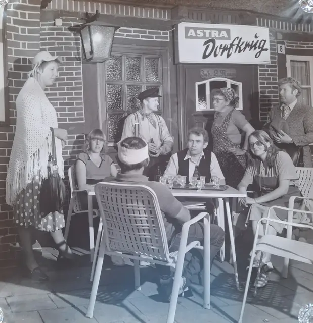 Die Töster Speeldeel bei Aufführungen Anfang der 1980er Jahre | Foto: Töster Speeldeel