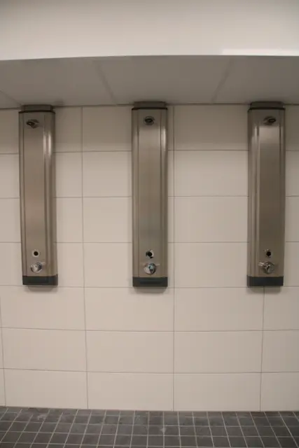 Die Duschen sind in gutem Zustand