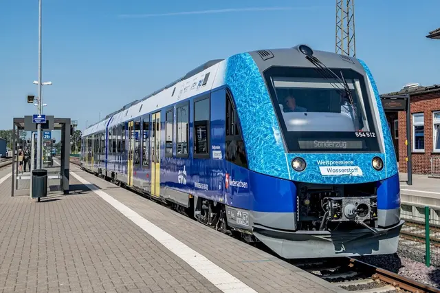 Ein Wasserstoffzug der evb | Foto: evb