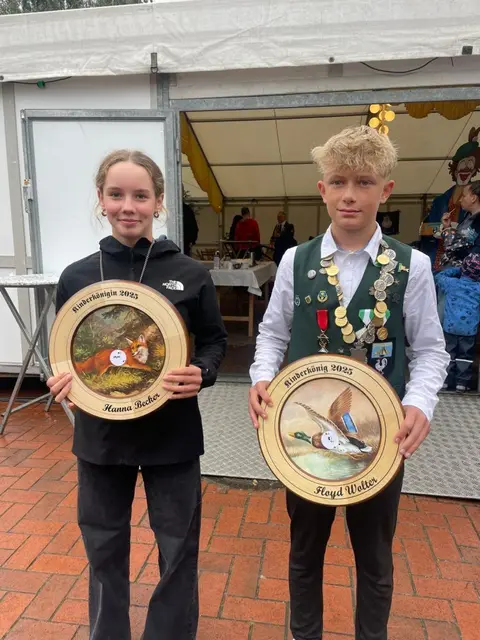 Das Kinderkönigspaar: Hanna Becker und Floyd Wolter | Foto: Schützenverein Ramelsloh