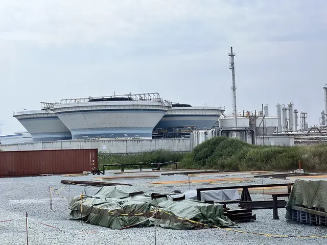 Blick auf die Baustelle für das landseitige LNG-Terminal | Foto: Daniel Beneke/LK Stade