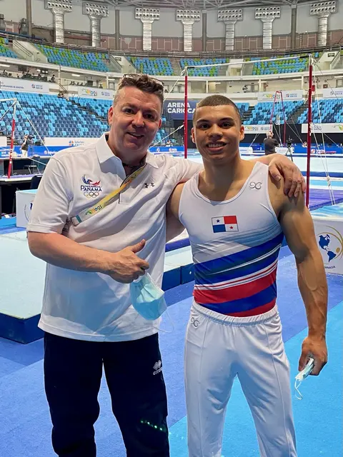 Pablo und sein Vater Jan Markus 2021 in Rio de Janeiro/Brasilien | Foto: TSV08