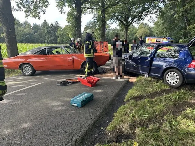 Die Unfallstelle auf der  K1 | Foto: Polizei