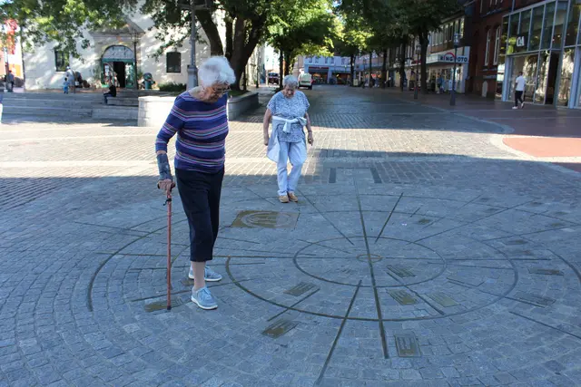 Orientierungsübung auf dem Pferdemarkt: Wo geht es nach Visby, wo nach Bergen | Foto: sb