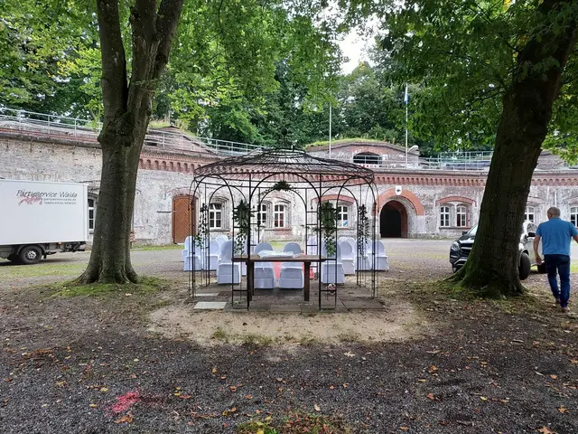 Auch die Freifläche bietet sich für Feierlichkeiten an | Foto: von Schassen