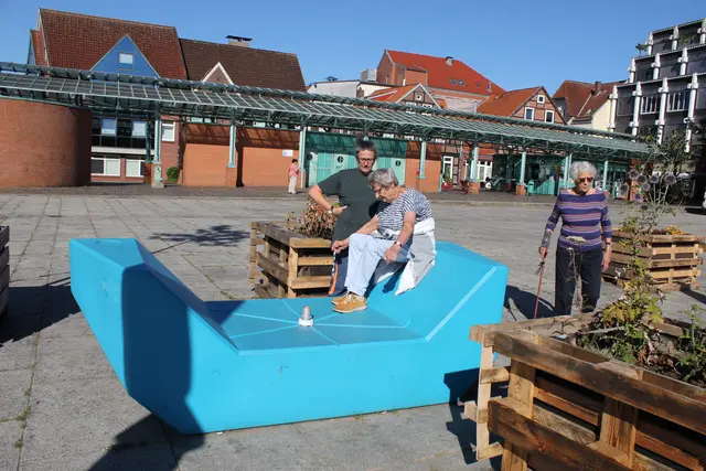 Rutschen auf dem Ankerplatz | Foto: sb