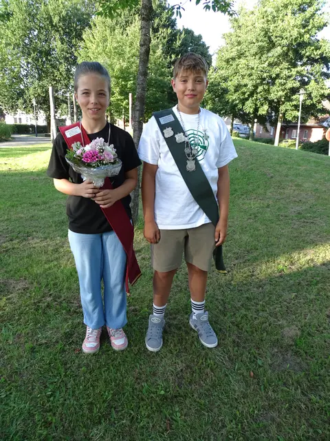 Jugendkönigspaar Emily Kropp und Hannes Kriett | Foto: Schützenverein Bützfleth