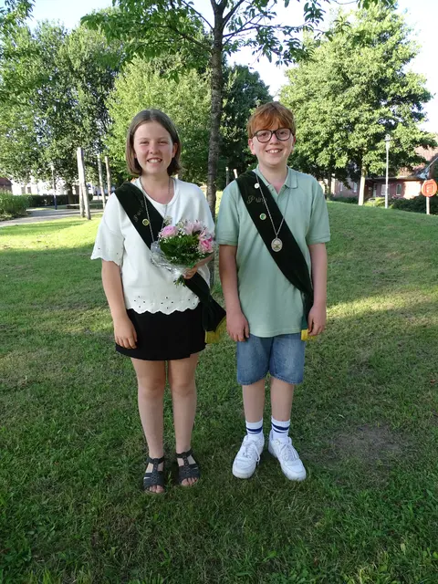 Prinz Theo Brandt und Prinzessin Phine Behrens | Foto: Schützenverein Bützfleth