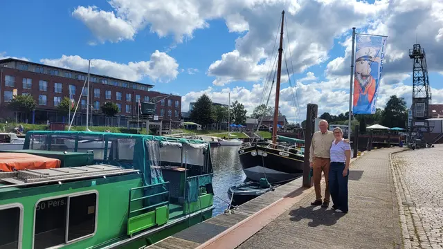 Uwe Seggermann und Stefanie Scholl  von STADE Marketing und Tourismus | Foto: SMTG