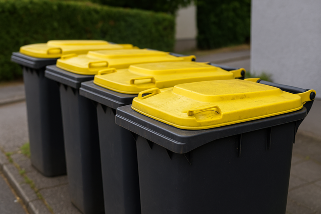 Im Landkreis Stade soll nach dem Willen der Kreisverwaltung zum 1. Januar 2028 die Gelbe Tonner eingeführt werden | Foto: KI-generiert