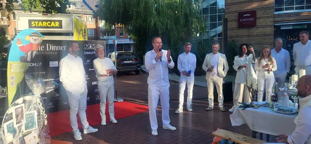 Thorsten Radde, stellvertretender Vorsitzende der KKI, informierte über die Arbeit der KinderKrebsInitiative Buchholz (KKI) | Foto: André Welle