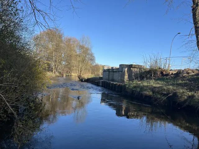 Der Name für die hier entstehende Brücke lautet: „Hörstener Seevebrücke“ | Foto: sra