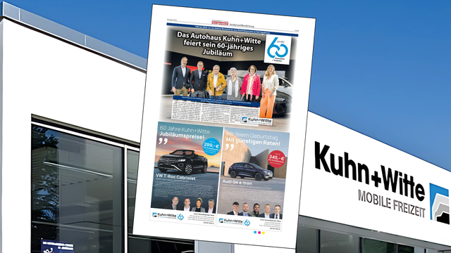 60 Jahre Kuhn+Witte - das WOCHENBLATT würdigt dieses stolze Jubiläum des erfolgreichen Familienunternehmens auf insgesamt 10 Sonderseiten. | Foto: WOCHENBLATT/cku