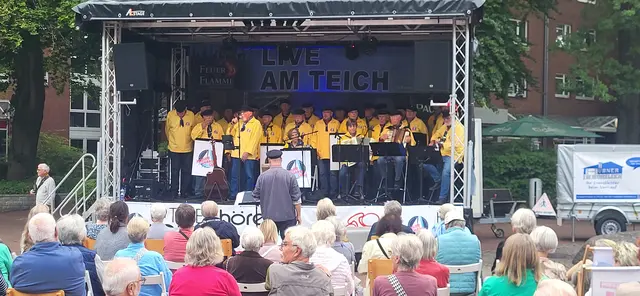Der Marktplatz in Buchholz war bestens mit Publikum gefüllt | Foto: André Welle