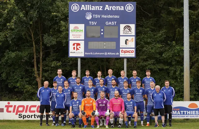 Das Team des TSV Heidenau, das fast komplett zusammengeblieben ist, greift in der Saison 2025/26 in der Fußball-Kreisliga an | Foto: TSV