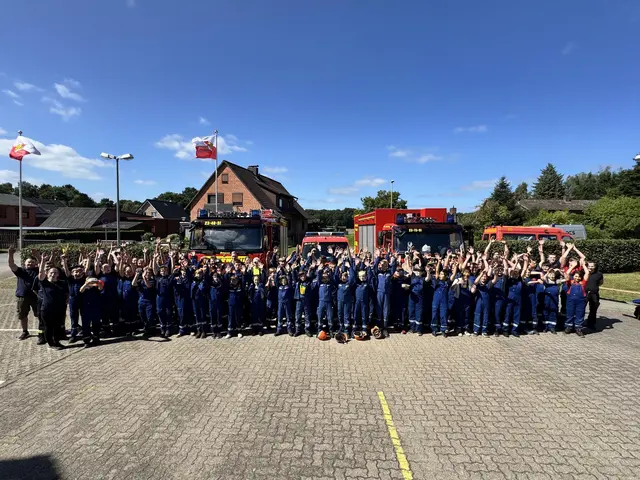 Die Jugendfeuerwehr Trelde blickt mit Stolz auf 25 Jahre zurück und hat dies gefeiert | Foto: Freiwillige Feuerwehr der Stadt Buchholz i. d. Nordheide