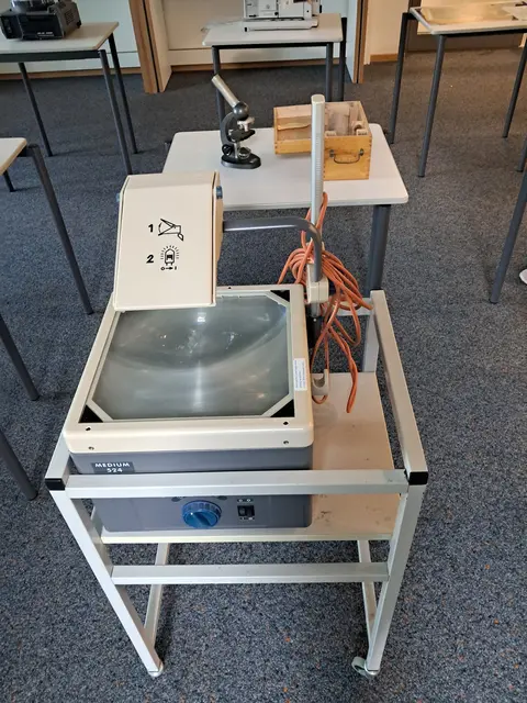 Ein Overhead-Projektor steht inzwischen nur noch im Schulmuseum | Foto: Anika Werner