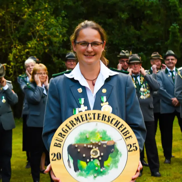 Die Bürgermeisterscheibe sicherte sich Michelle Lembcke | Foto: Celina Stark