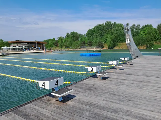 Wegen des Wetters war das neue Naturbad häufig leer | Foto: Anika Werner