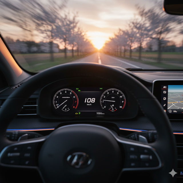 Der Raser war mit 108 Stundenkilometern in Jork-Hove unterwegs | Foto: KI-generiert