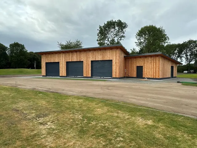 Die neue Indoor-Trainingshalle des Golfclub Buxtehude | Foto: Golfclub Buxtehude