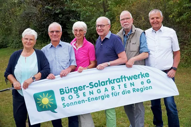 Der neue Vorstand (v. li.): Ursula Wegermann, Heino Krüger (Vorsitzender), Silvia Ogiolda, Gerd Baum, Peter Boser, Jens Reimann | Foto: BSKW Rosengarten