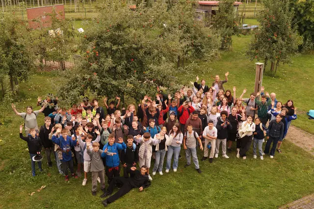 Spannender Unterricht im grünen Klassenzimmer für 79 Schülerinnen und Schüler | Foto: ESTEBURG Obstbauzentrum Jork