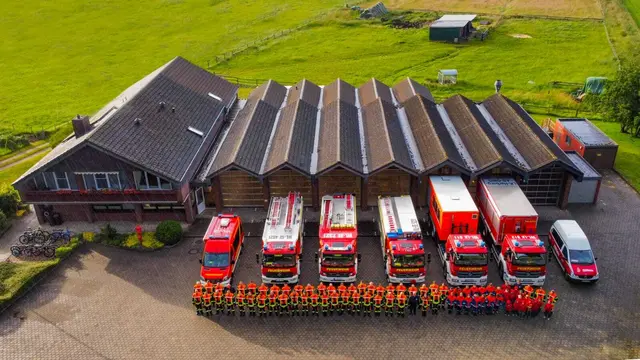 Drohnenaufnahme der Feuerwehr Maschen  | Foto: Feuerwehr Maschen